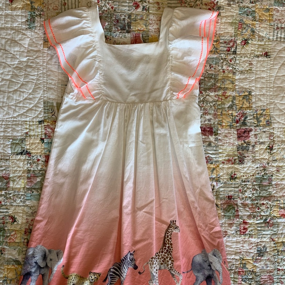 H&M xKarolina Kijak Girls Ruffle Sleeve Dress 8-9yrs